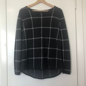 Athleta Windowpane Dakota Sweater